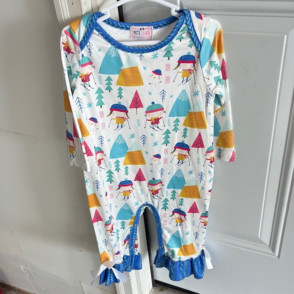 Colorful Baby Romper with Fun Patterns